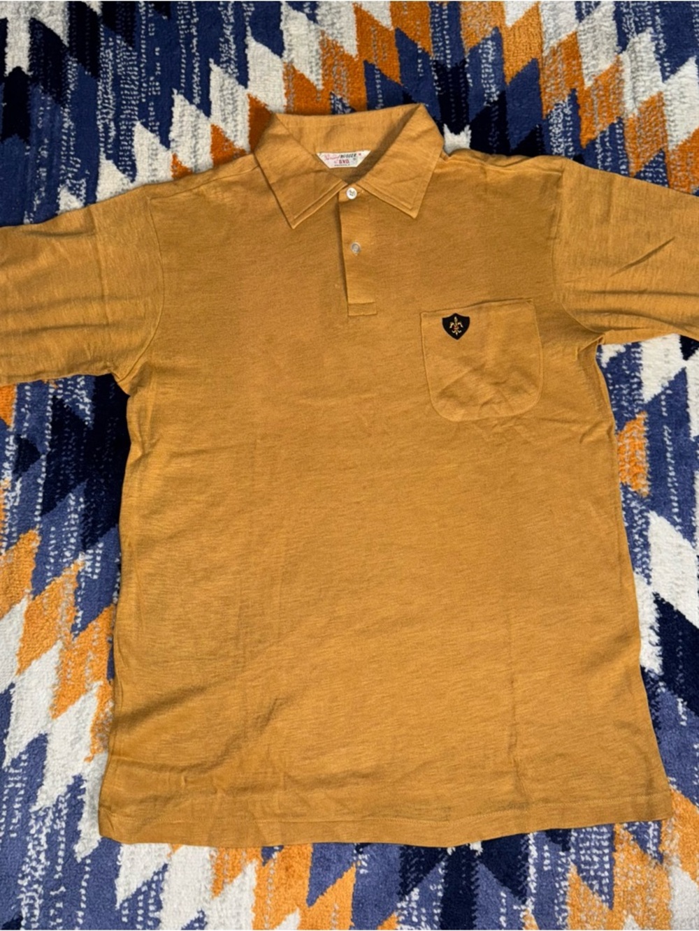 Vintage single stitch polo shirt size medium rugged by BVD
